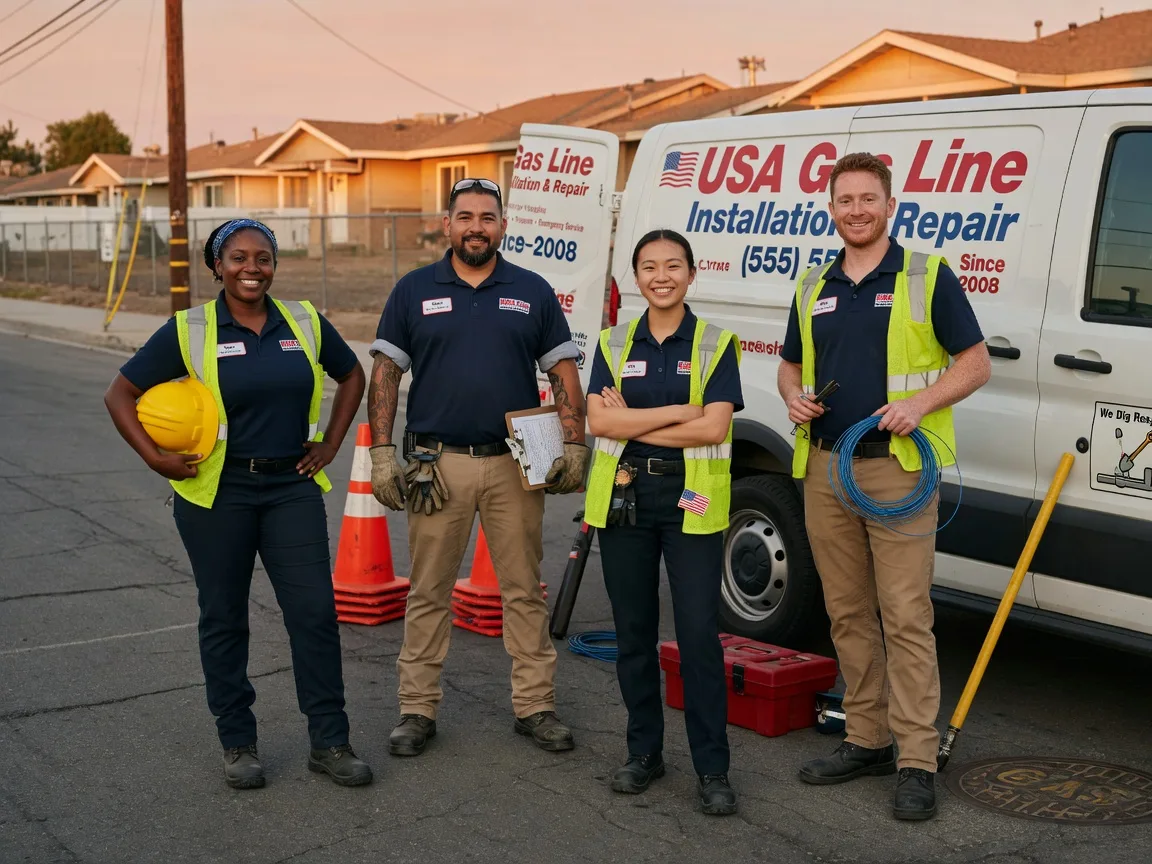 Gas Line Installation company in Munich, ND
